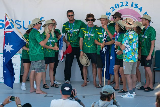 Time da Austrália, ISA World Surfing Games, Huntington Beach, Califórnia. Foto: ISA / Ben Reed.