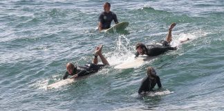 Ministro curte o surfe