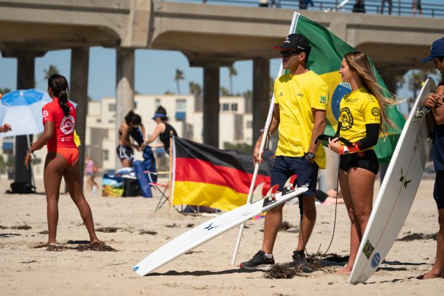 Mariana Areno, ISA World Surfing Games, Huntington Beach, Califórnia. Foto: ISA / Ben Reed.