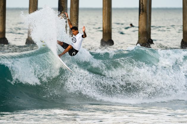 Samuel Pupo, ISA World Surfing Games, Huntington Beach, Califórnia. Foto: ISA / Ben Reed.