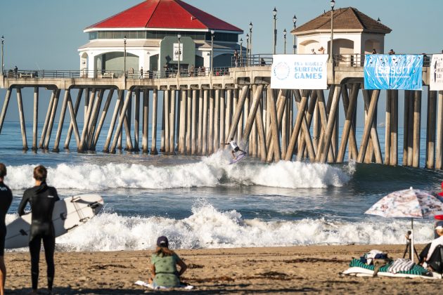 Samuel Pupo, ISA World Surfing Games, Huntington Beach, Califórnia. Foto: ISA / Sean Evans.