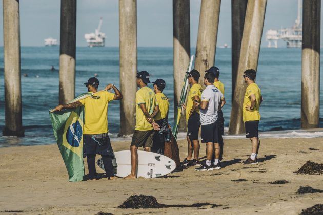 Time Brasil, ISA World Surfing Games, Huntington Beach, Califórnia. Foto: ISA / Pablo Franco.