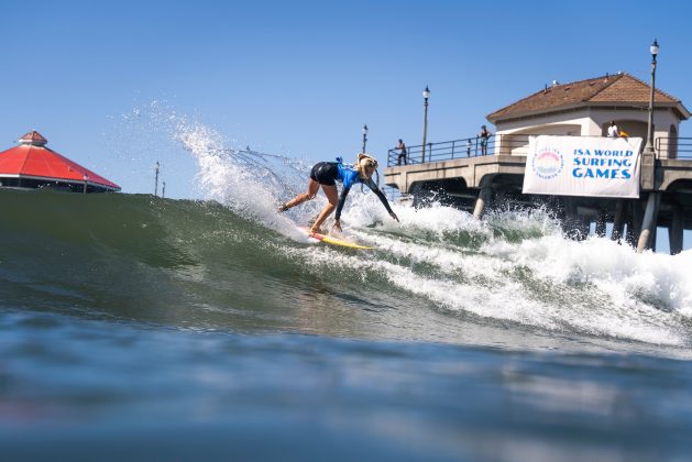 Erin Brooks, ISA World Surfing Games, Huntington Beach, Califórnia. Foto: ISA / Sean Evans.