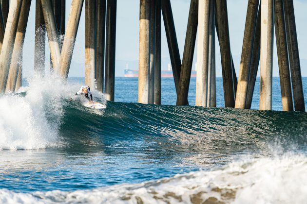 Mathea Depfle Olin, ISA World Surfing Games, Huntington Beach, Califórnia. Foto: ISA / Ben Reed.
