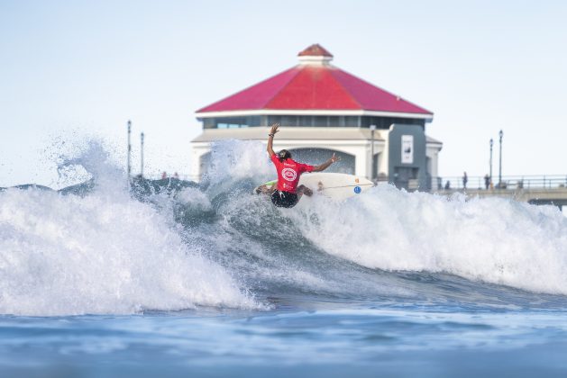 Nadia Erostarbe, ISA World Surfing Games, Huntington Beach, Califórnia. Foto: ISA / Sean Evans.
