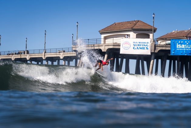 Vahine Fierro, ISA World Surfing Games, Huntington Beach, Califórnia. Foto: ISA / Sean Evans.
