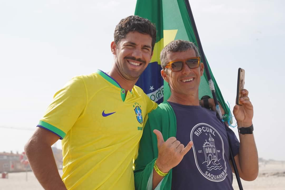 Lucas Honorato e Eduardo Machado também representam o Brasil em Portugal.