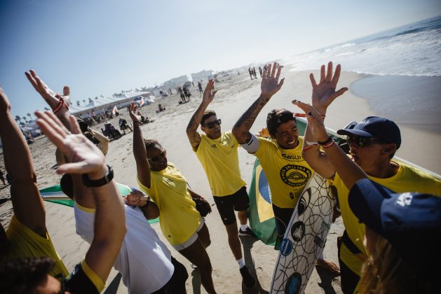 Time brasileiro, ISA World Surfing Games, Huntington Beach, Califórnia. Foto: ISA / Jimenez.