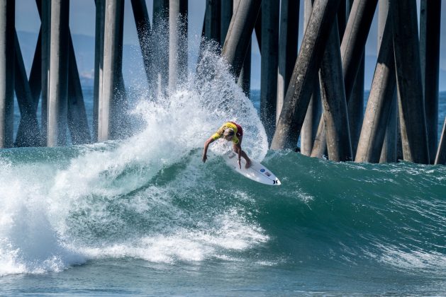 Gabriela Bryan, ISA World Surfing Games, Huntington Beach, Califórnia. Foto: ISA / Jimenez.
