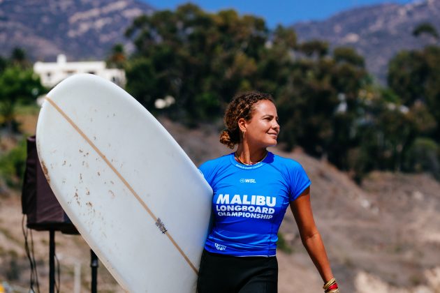 Alice Lemoigne, Classic Malibu, First Point, Malibu Beach, Califórnia (EUA). Foto: WSL / Aaron Hughes.