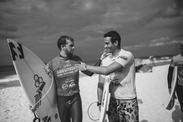 Alejo Moniz e Igor Moraes, Saquarema Surf Festival, Praia de Itaúna, Saquarema (RJ). Foto: Thiago Diz.