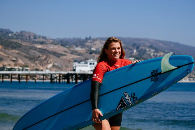 Kaitlin Mikkelsen, Classic Malibu, First Point, Malibu Beach, Califórnia (EUA). Foto: WSL / Aaron Hughes.