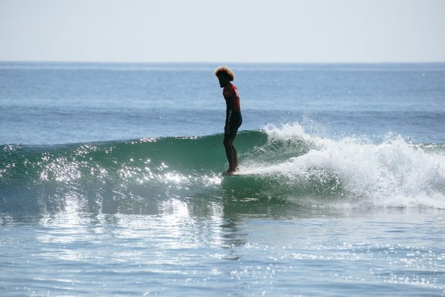 Kaniela Stewart, Classic Malibu, First Point, Malibu Beach, Califórnia (EUA). Foto: WSL / Aaron Hughes.