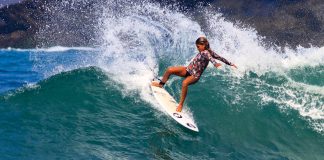 Lanay Thomspon: nascida para surfar
