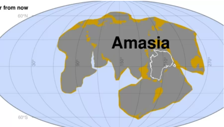 Futuro supercontinente recebeu o nome de Amásia.