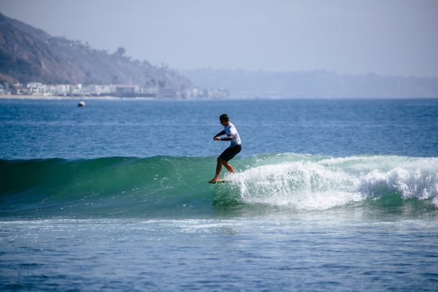 Tosh Tudor, Classic Malibu, First Point, Malibu Beach, Califórnia (EUA). Foto: WSL / Aaron Hughes.