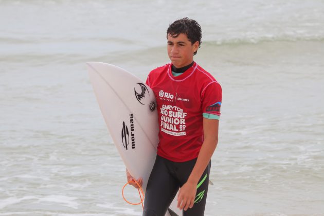Rickson Falcão, Garytos Barra Surf Junior Final 2022, Barra da Tijuca (RJ). Foto: @surfetv / @carlosmatiasrj.