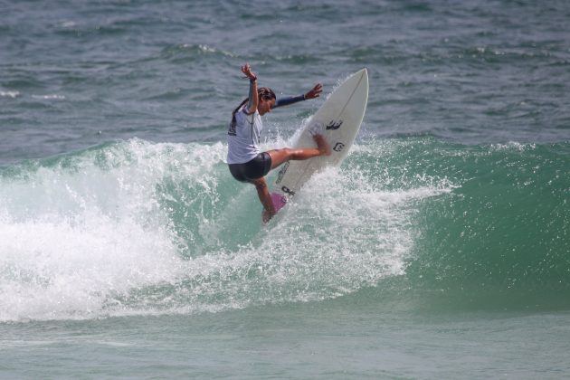 Aysha Ratto, Garytos Barra Surf Junior Final 2022, Barra da Tijuca (RJ). Foto: @surfetv / @carlosmatiasrj.