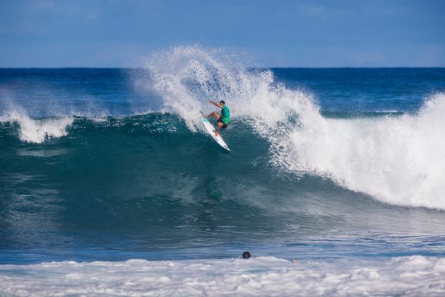 Maxime Huscenot, Haleiwa Challenger, Oahu, Havaí. Foto: WSL / Brent Bielmann.