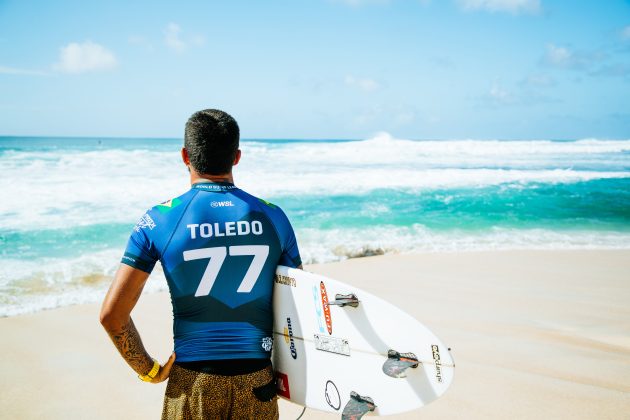 Filipe Toledo, Pro Sunset Beach 2023, North Shore de Oahu, Havaí. Foto: WSL / Heff.