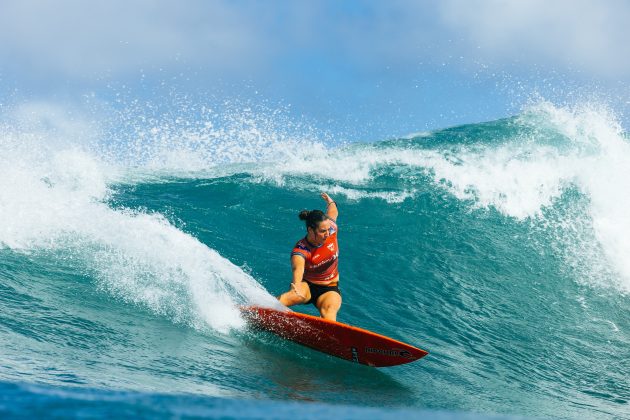 Tyler Wright, Pro Sunset Beach 2023, North Shore de Oahu, Havaí. Foto: WSL / Brent Bielmann.