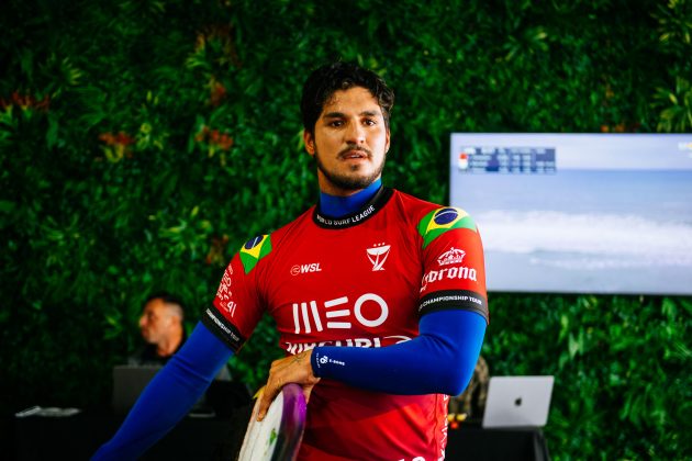 Gabriel Medina, MEO Pro Portugal 2023, Supertubos, Peniche. Foto: WSL / Thiago Diz.