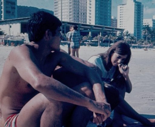 Gessia Falkenberg. Foto: Arquivo Museu do Surfe de Santos.