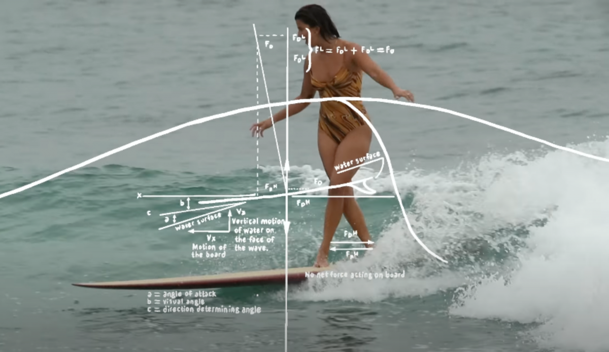 The Physics of Noseriding aborda um pouco de ciência à prática do longboard.