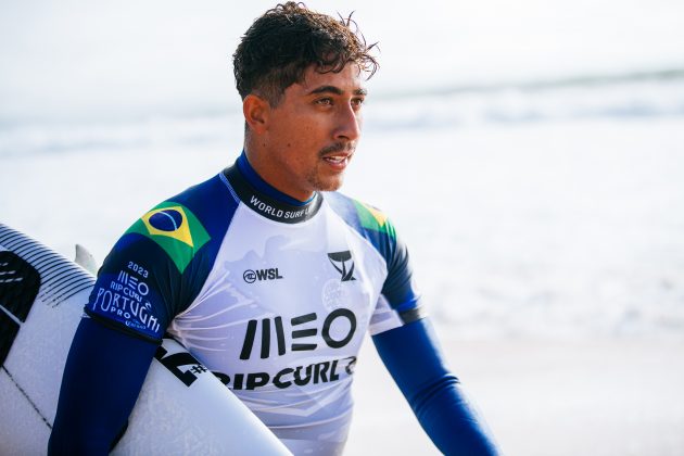 Samuel Pupo, MEO Pro Portugal 2023, Supertubos, Peniche. Foto: WSL / Thiago Diz.