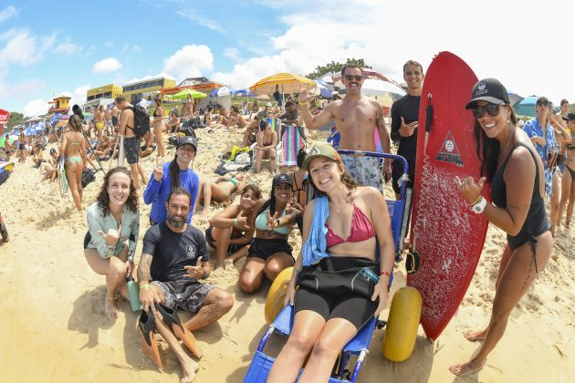 Surf Adaptado, Billabong apresenta LayBack Pro, Praia Mole, Florianópolis (SC). Foto: Marcio David.
