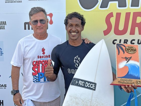 Amelio Jr e Edvan Silva, Caponga Surf Pro. Foto: Lima Júnior.