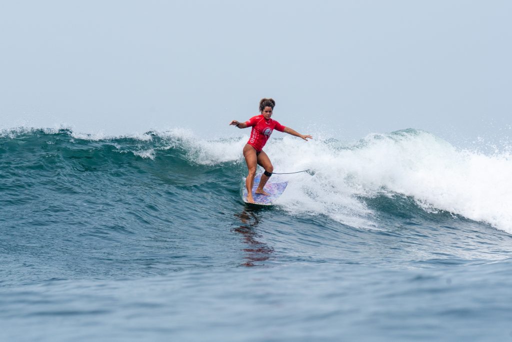 Atalanta Batista ainda vai competir no round 2 do ISA World Longboard Championship.