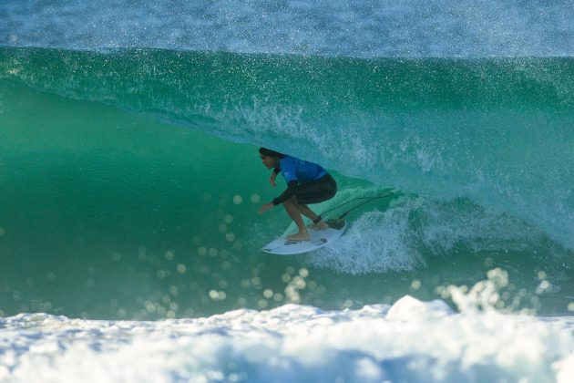 Vice em Snapper Rocks na semana passada, havaiano Imaikalani deVault parou nas oitavas do Sydney Surf Pro 2023, North Narrabeen, Austrália. Foto: WSL / Beatriz Ryder.