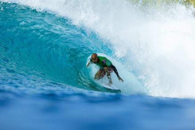 Kelly Slater, Surf Ranch Pro 2023, Lemoore, Califórnia (EUA). Foto: WSL / Pat Nolan.