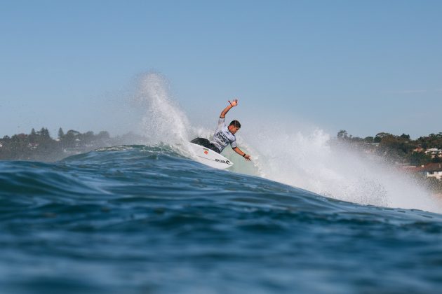 Morgan Cibilic é mais um australiano que busca retorno ao CT através da divisão de acesso; Sydney Surf Pro 2023, North Narrabeen, Austrália. Foto: WSL / Beatriz Ryder.