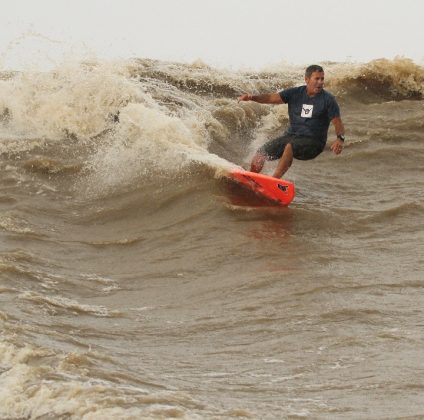 25º Surf na Pororoca, Rio Amazonas, Chaves (PA). Foto: Divulgação.