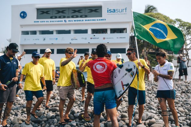 Time Brasil, Dia 4, Surf City El Salvador ISA World Surfing Games 2023, La Bocana, El Salvador. Foto: ISA / Jimenez.