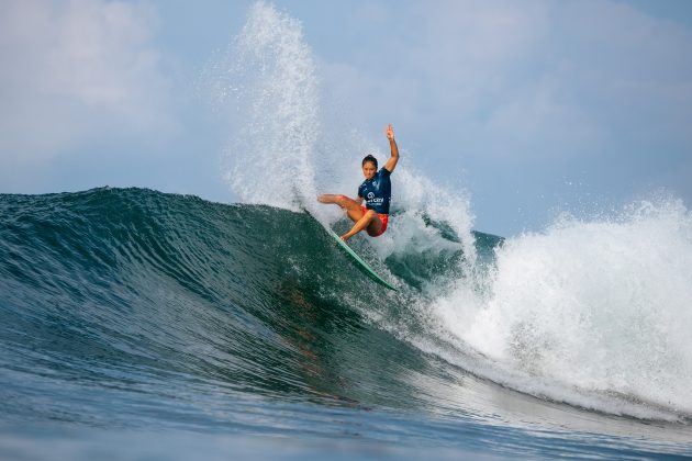 Bettylou Sakura Johnson, Surf City El Salvador Pro 2023, Punta Roca, La Libertad. Foto: WSL / Aaron Hughes.