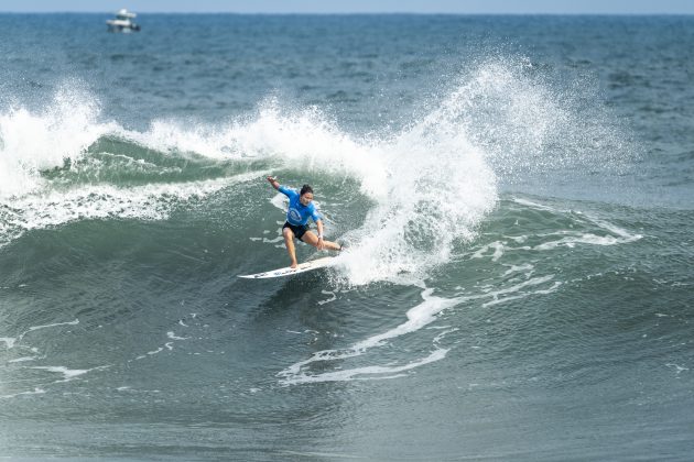 Shino Matsuda, Dia 4, Surf City El Salvador ISA World Surfing Games 2023, La Bocana, El Salvador. Foto: ISA / Sean Evans.