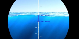 Nasa monitora nível do mar