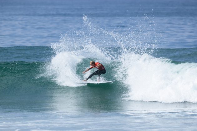 Adin Masencamp, US Open of Surfing 2023, Huntington Beach, Califórnia (EUA). Foto: WSL / Pat Nolan.