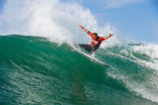 Alejo Muniz, Ballito Pro 2023, Willard Beach, KwaZulu-Natal, África do Sul. Foto: WSL / Kody McGregor.