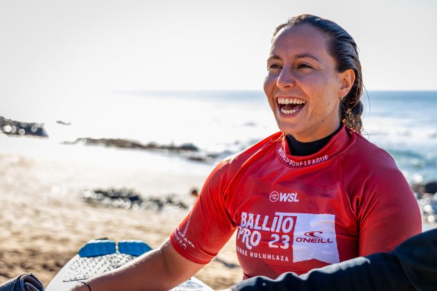 Ariane Ochoa, Ballito Pro 2023, Willard Beach, KwaZulu-Natal, África do Sul. Foto: WSL / Pierre Tostee.