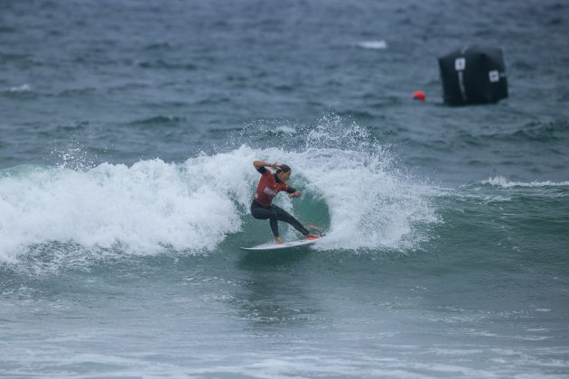 Ariane Ochoa, US Open of Surfing 2023, Huntington Beach, Califórnia (EUA). Foto: WSL / Pat Nolan.