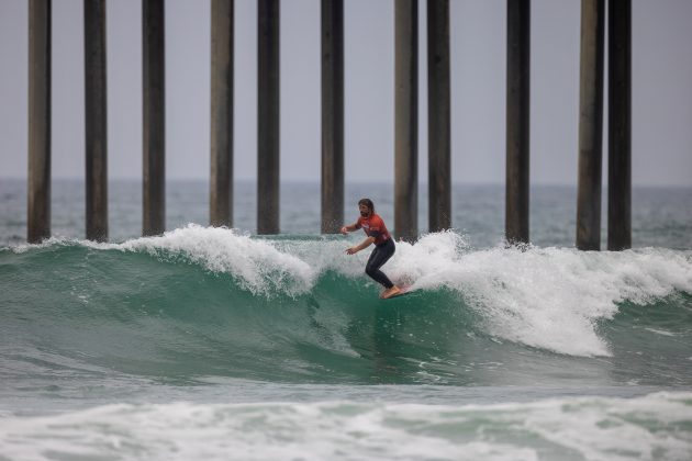 Ben Skinner, US Open of Surfing 2023, Huntington Beach, Califórnia (EUA). Foto: WSL / Tommy Pierucki.