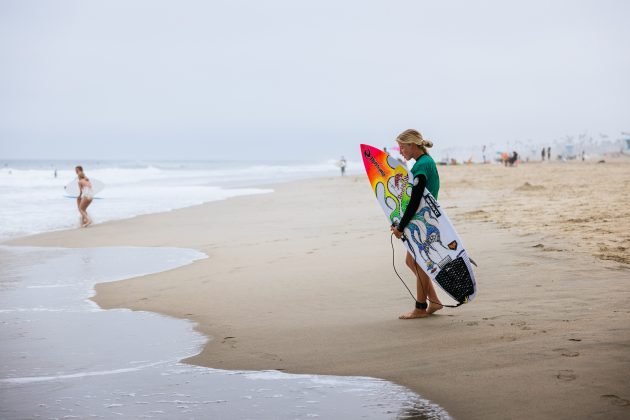 Erin Brooks, US Open of Surfing 2023, Huntington Beach, Califórnia (EUA). Foto: WSL / Pat Nolan.