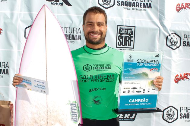 Lucas Silveira, Saquarema Surf Pro AM 2023, Point de Itaúna (RJ). Foto: Luciano Santos Paula.