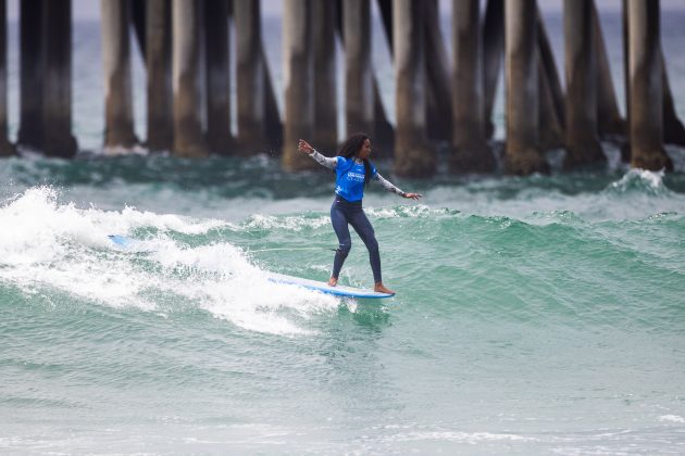 Maria Fernanda Reyes, US Open of Surfing 2023, Huntington Beach, Califórnia (EUA). Foto: WSL / Kenny Morris.