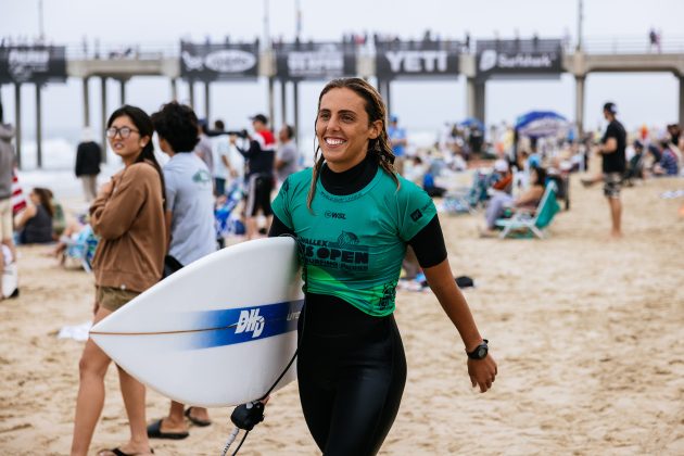 Nadia Erostarbe, US Open of Surfing 2023, Huntington Beach, Califórnia (EUA). Foto: WSL / Pat Nolan.