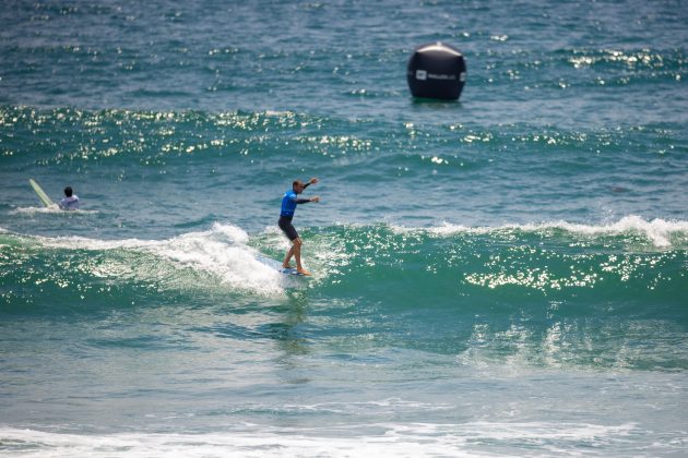 Richie Cravey, US Open of Surfing 2023, Huntington Beach, Califórnia (EUA). Foto: WSL / Tommy Pierucki.